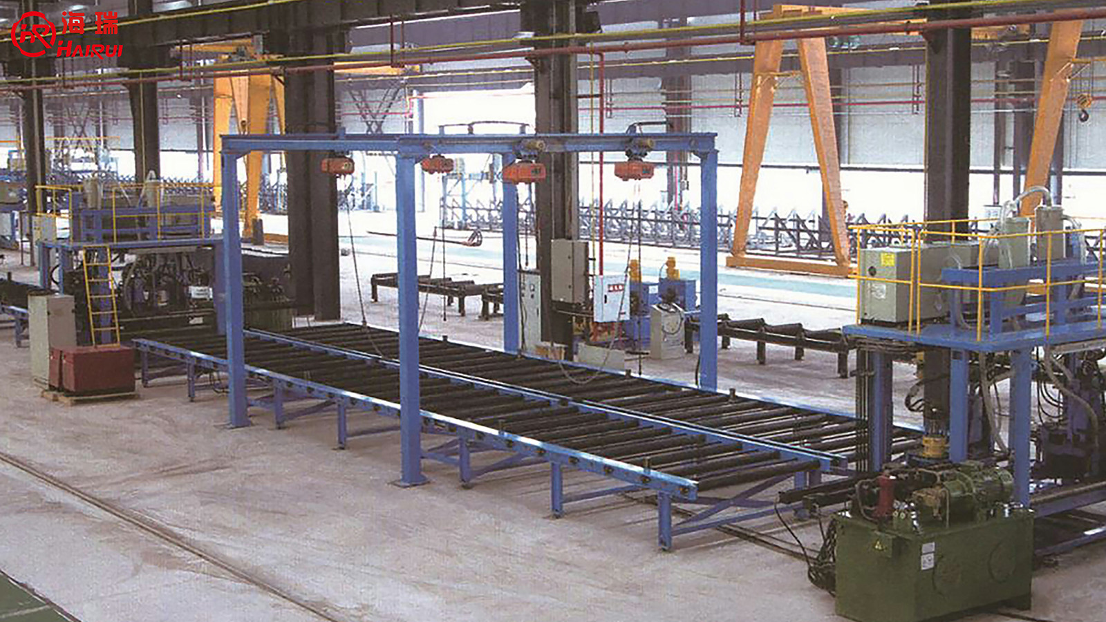 HRHW-H型钢卧式焊接生产线